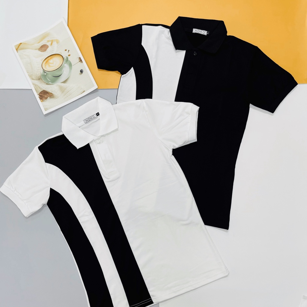 ÁO THUN NAM PHỐI HỌA TIÊT CHÉO ĐEN PHONG CÁCH SOÁI CA HÀN QUỐC THỜI TRANG VALENTINA