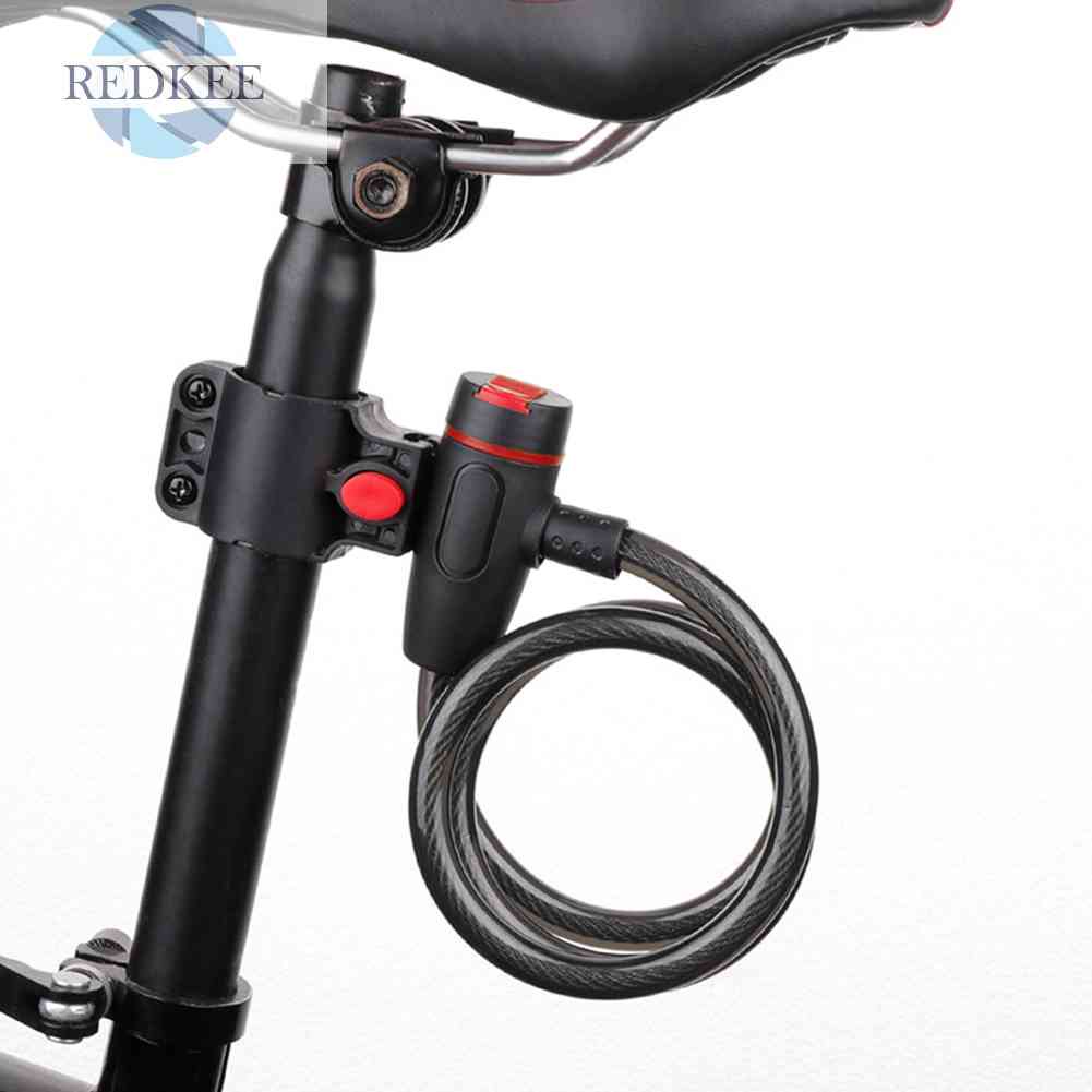 Ổ Khóa Xe Đạp Kèm 2 Chìa Khóa Chống Trộm