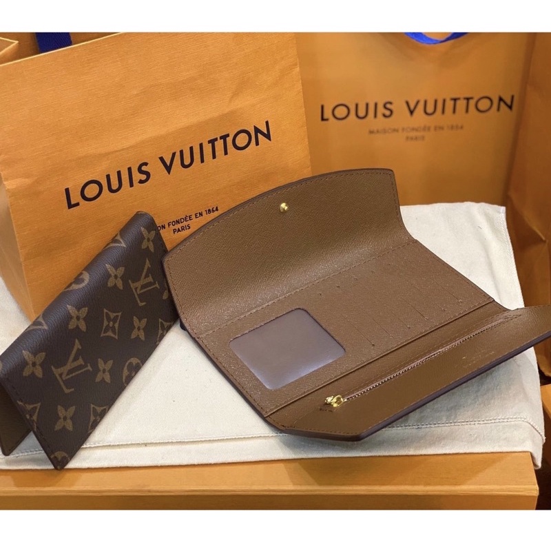 Set ví lvt nữ dáng dài, ví đựng thẻ, full box