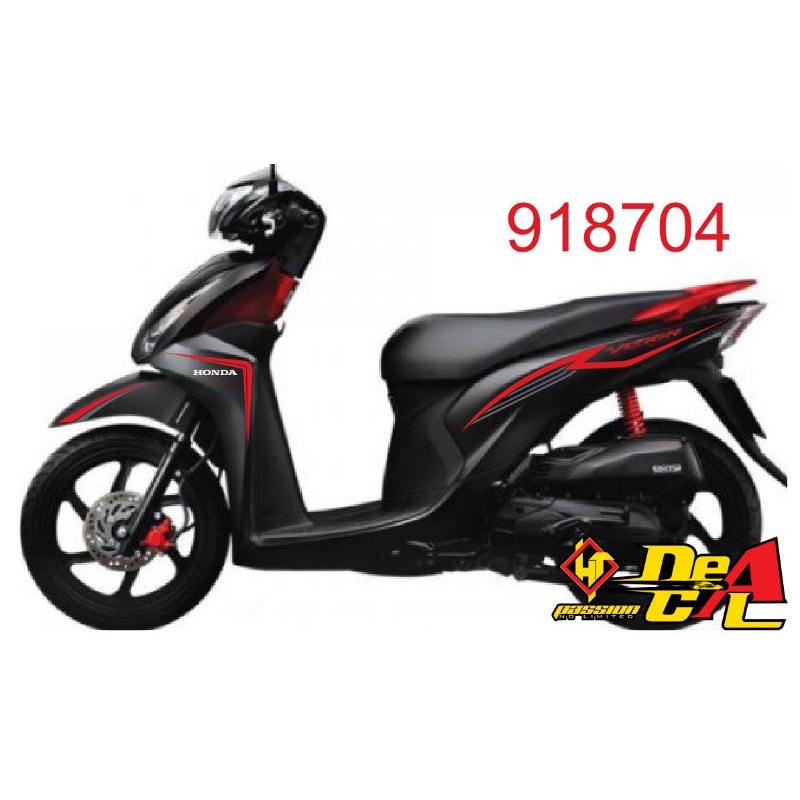 Tem VISION mẫu mới cho xe đen và xe trắng tem 3 lớp chống phai màu