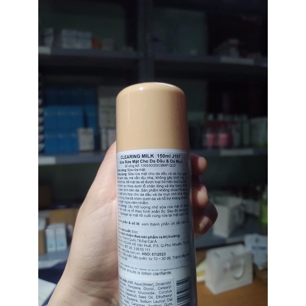 Sữa rửa mặt Jean D’arcel cho da dầu 150ml và 250ml