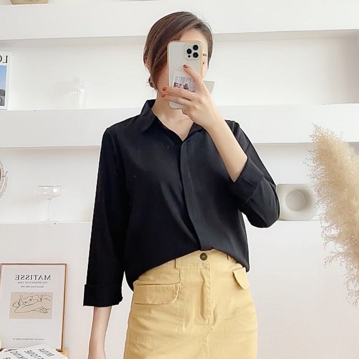Áo sơ Mi nữ ☘️   sơ mi công sở thiết kế | BigBuy360 - bigbuy360.vn