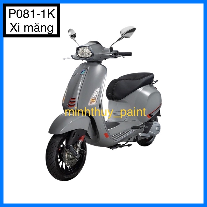 Sơn xe máy Vespa màu Xi măng P081-1K Ultra Motorcycle Colors