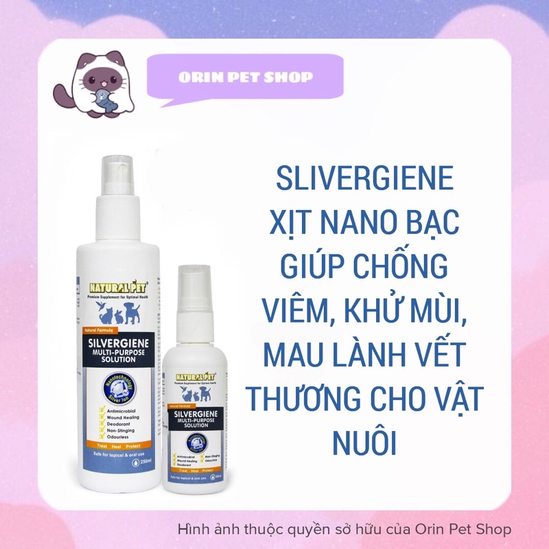 Silvergiene 60ml  cho chó mèo