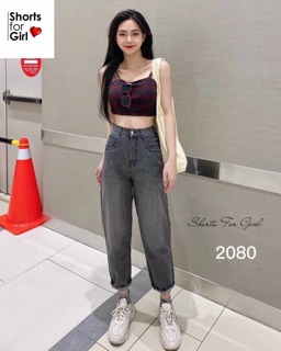 Quần Baggy Xám Đen