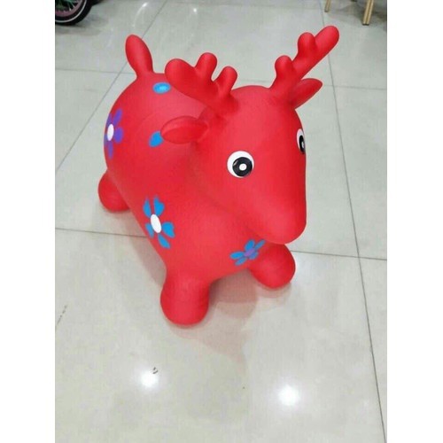 Hươu nhún Cao cấp cho bé - Thú nhún bơm hơi