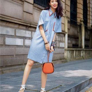 [ORDER] Váy sơmi túi ngực DR04
