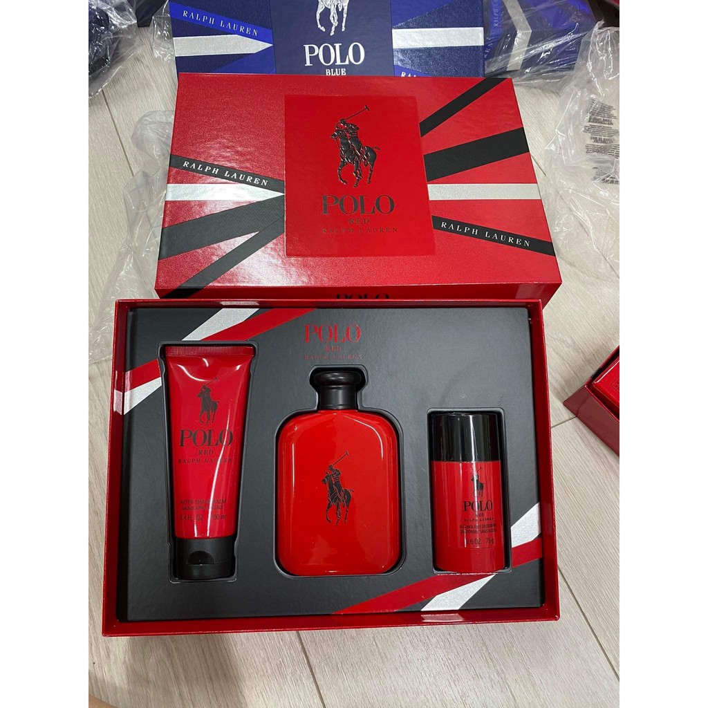 Set nước hoa Ralph Lauren Polo Red 3 món