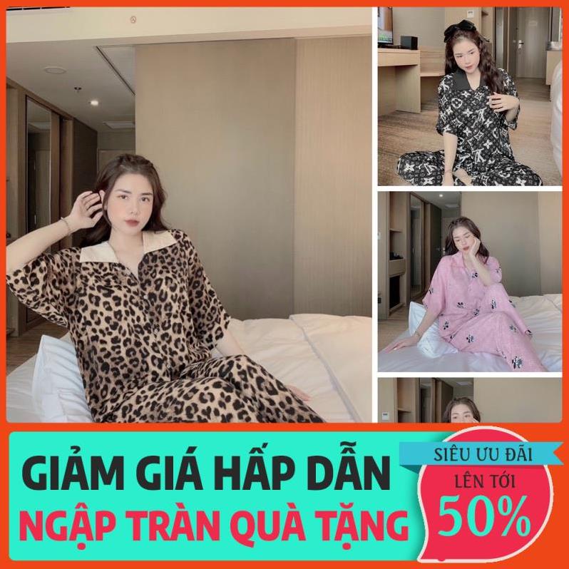 SALE Đồ Bộ Pijama Nữ Lụa Mango Cao Cấp,Tay Dơi Quần Dài,Hàng Thiết Kế,Chất Vải Mềm Mịn,Siêu Mát