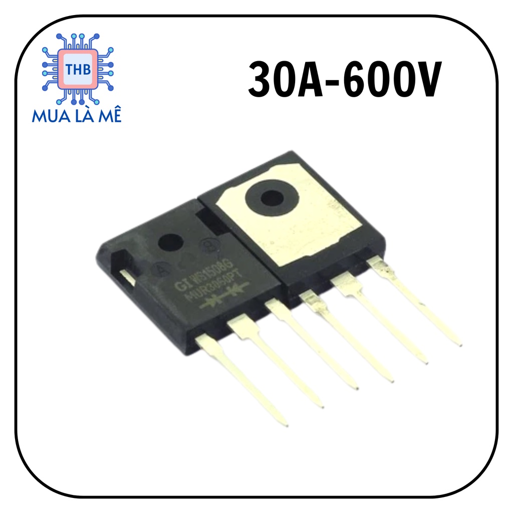 Diode MUR3060PT MUR3060 diode 30A 600V tháo máy.