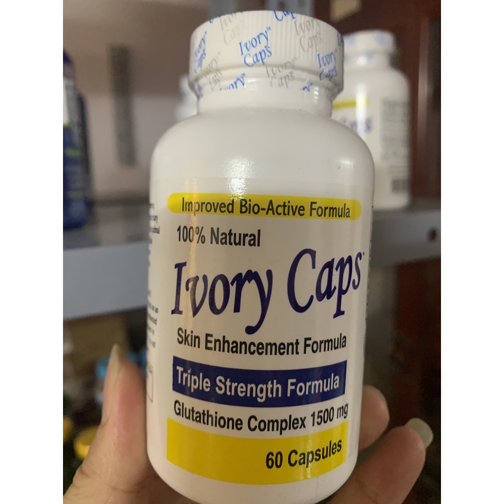 Viên uống Ivory Caps Glutathione Complex 1500mg [HÀNG MỸ]