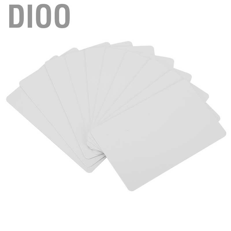 Dioo 10Pc NFC Contactless Card Tag S50 IC 13.56MHz RFID Readable Writable Access