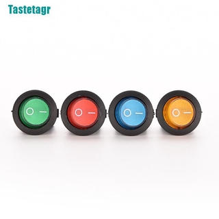 Bộ 4 công tắc tròn 12v 16a on / off có đèn led