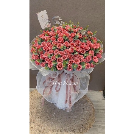 [Hoa Khai Trương] Bó hoa siêu cấp, Sáp 4 lớp cao cấp cực đẹp. siêu to. có giao Hoả Tốc