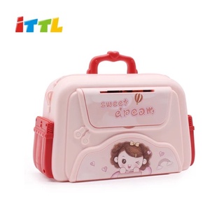 Két Sắt Mini Cho Bé - Mẫu mới có nhấn giả vân tay - Hàng Loại 1
