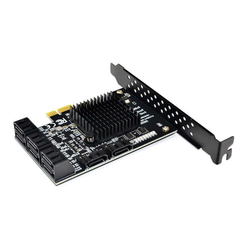 Card Đồ Họa 88se9215 Mở Rộng 8 Cổng 3.0 Sang Pcie Sata 3v Tiện Dụng