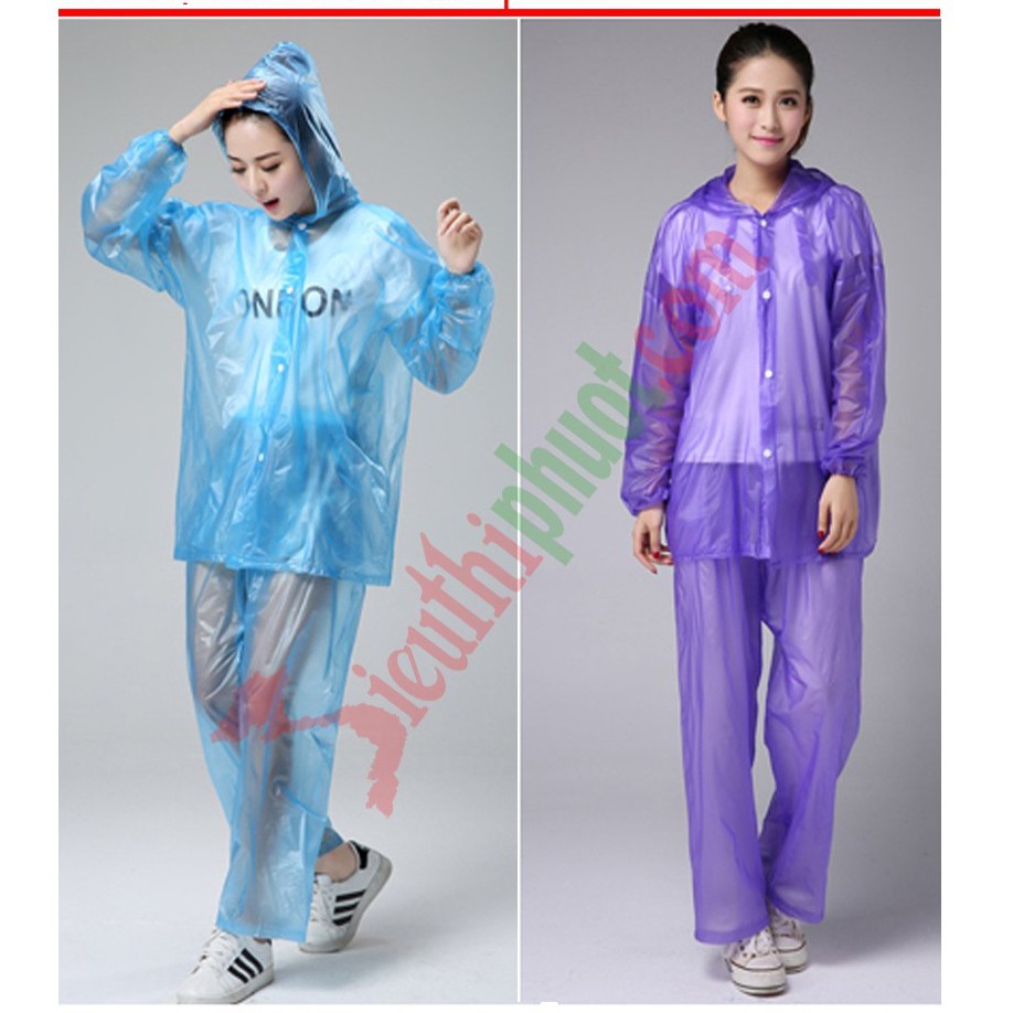 ÁO MƯA BỘ NILON