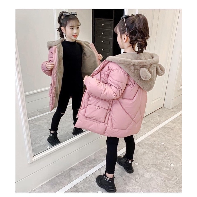 Áo khoác phao cho bé lót lông od k huỷ