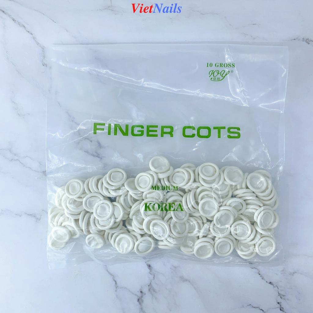 Set 200 Bao Bảo Vệ Ngón Tay Làm Nail, Phun Xăm – Bao Bảo Vệ Ngón Tay Cao Su