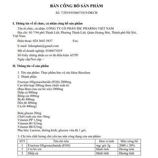 Birechen - Thực phẩm bảo vệ sức khỏe