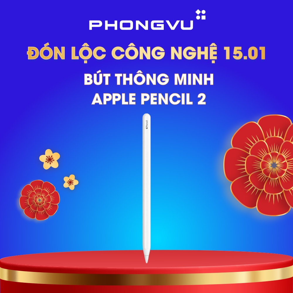 Bút thông minh Apple Pencil 2 (MU8F2ZP/A) - Bảo hành 12 tháng