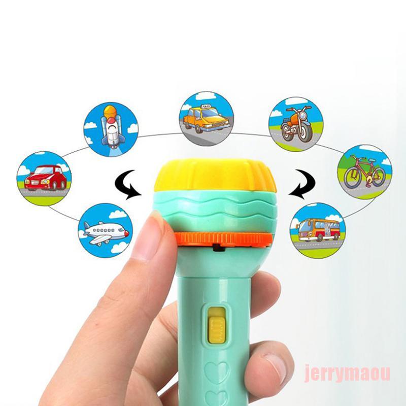 Đèn pin chiếu hình kể chuyện cho bé ngủ đồ chơi giáo dục sớm cho trẻ nhỏ