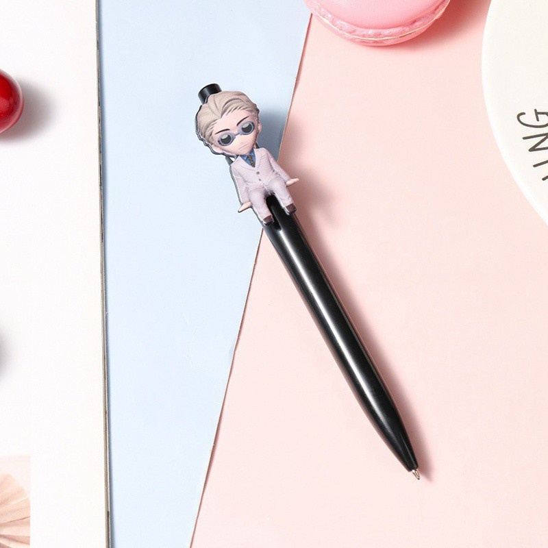 Bút bi acrylic họa tiết anime nhật bản kích thước 14cm