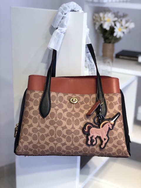 🆘RẺ NHẤT SHOPEE🆘 MÓC TREO TÚI XÁCH KEYCHAIN COACH PONY