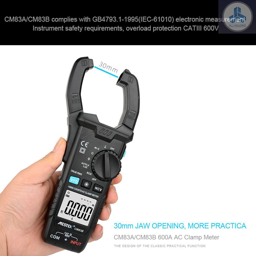 Vạn năng kế kỹ thuật số Mestek 600a Ac/Dc