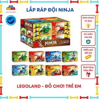 Đồ chơi lego Ninja - Đồ chơi lắp ráp robot - 8 tạo hình nhân vật - Nhựa ABS cao cấp an toàn - Legoland Shop