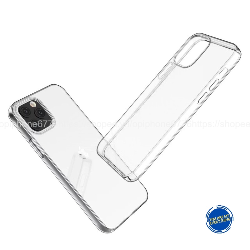 Ốp lưng trong suốt chống ố vàng dành cho iphone 6/6plus/6s/6splus/7/7plus/8/8plus/x/xr/xs/11/12/13/pro/max/plus/promax