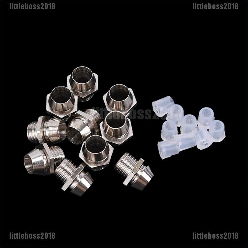 Set 10 phụ kiện gắn đỡ đèn LED 3mm kèm 10 đồ bọc làm từ nhựa tiện dụng