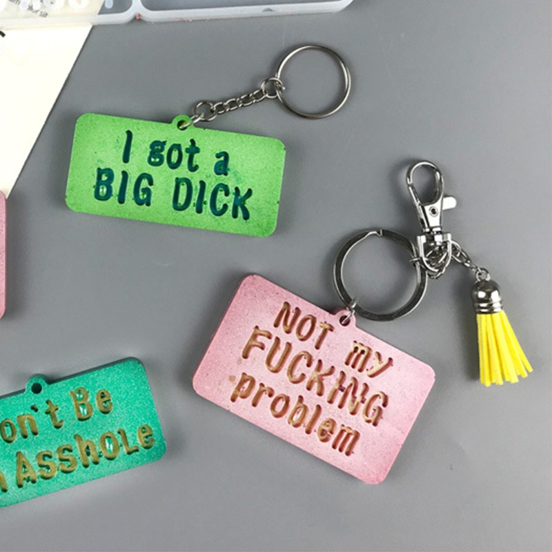 Khuôn Silicone Làm Thẻ Treo Trang Trí Thủ Công DIY