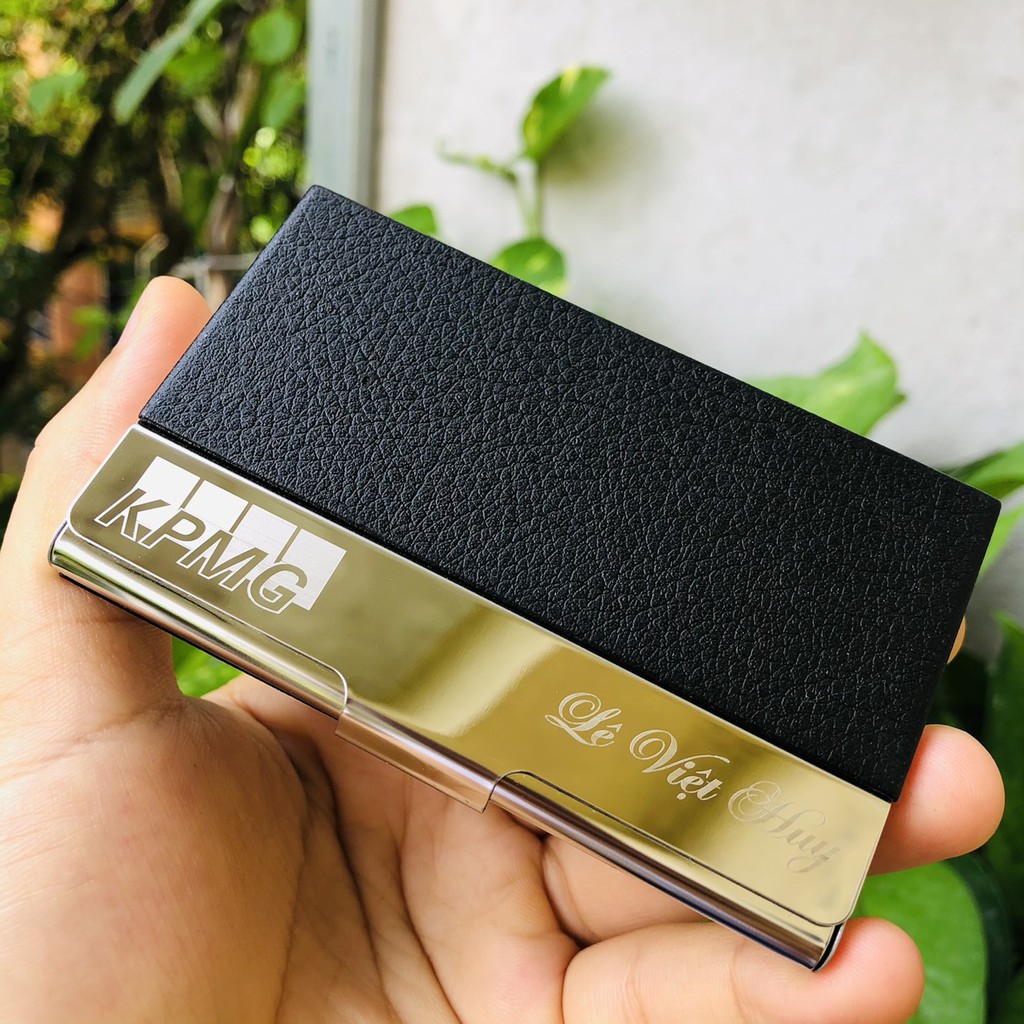 Hộp Đựng Name Card, Thẻ ATM, Ví Đựng Card Visit 652 khắc tên theo yêu cầu lấy ngay ở HÀ Nội