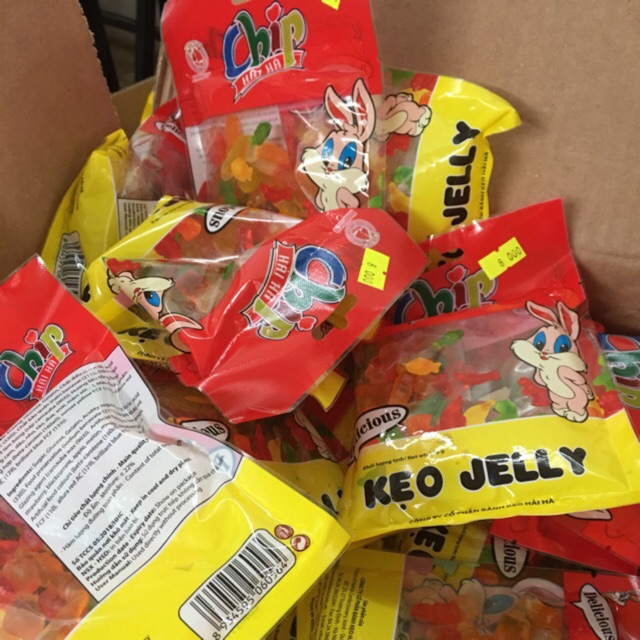 Combo 10 Gói Kẹo Jelly Chip Hải Hà 100gr