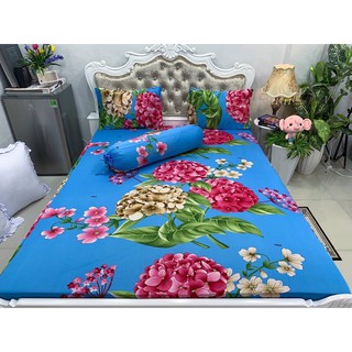 Bộ Drap Thun Hàn Quốc mát lạnh 4 món