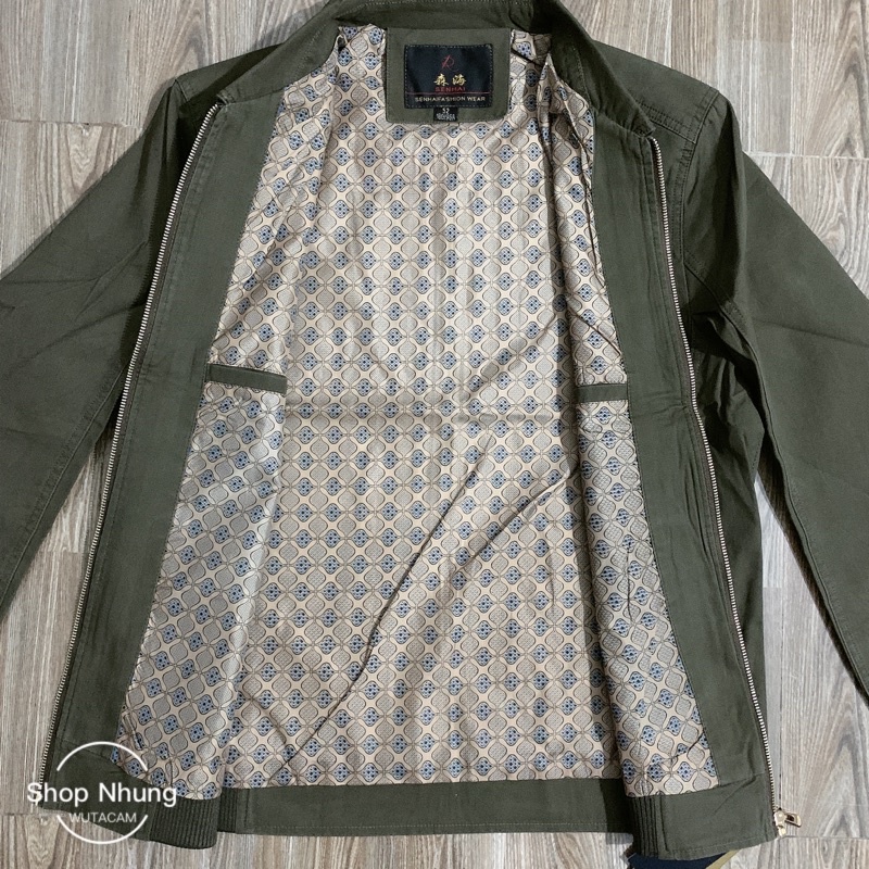 Áo khoác kaki tho nam trung tuổi ẢNH THẬT loại mỏng và dày cao cấp chất mềm