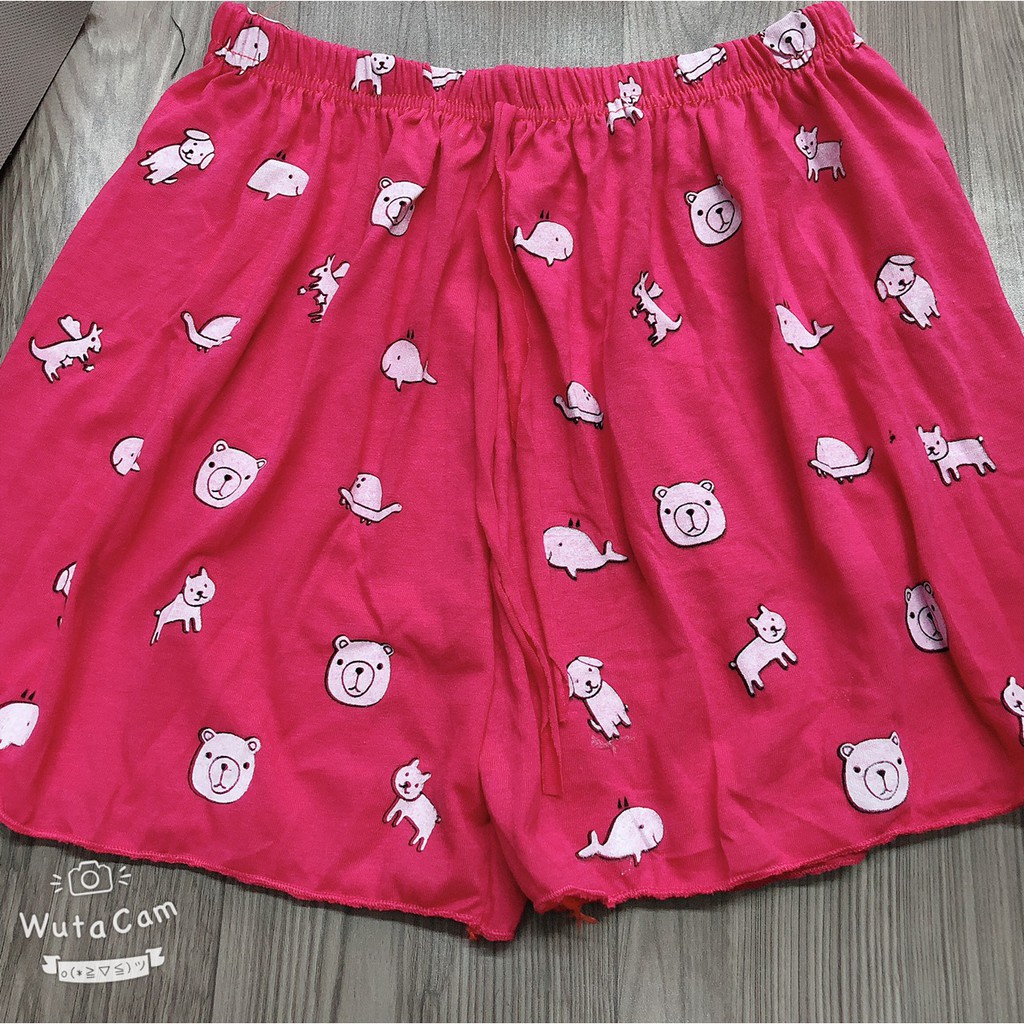 Quần ngủ mặc nhà(có ảnh thật) siêu mát, thun Cotton Co giãn Hoạ Tiết Xinh Xắn-giadungsieure