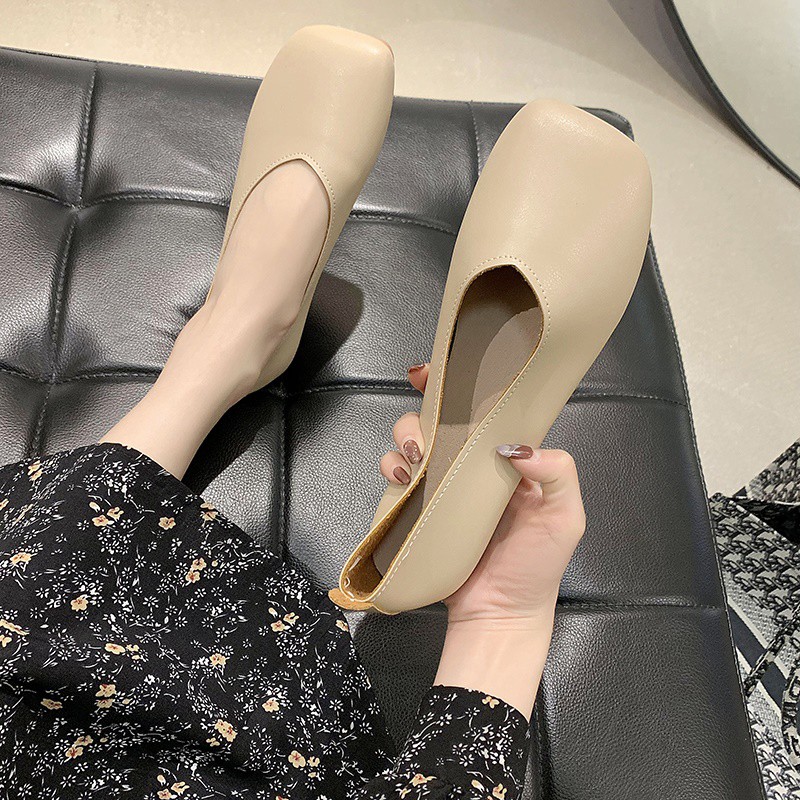 Giày Búp Bê Nữ Phối Lông Thời Trang 2021 | BigBuy360 - bigbuy360.vn