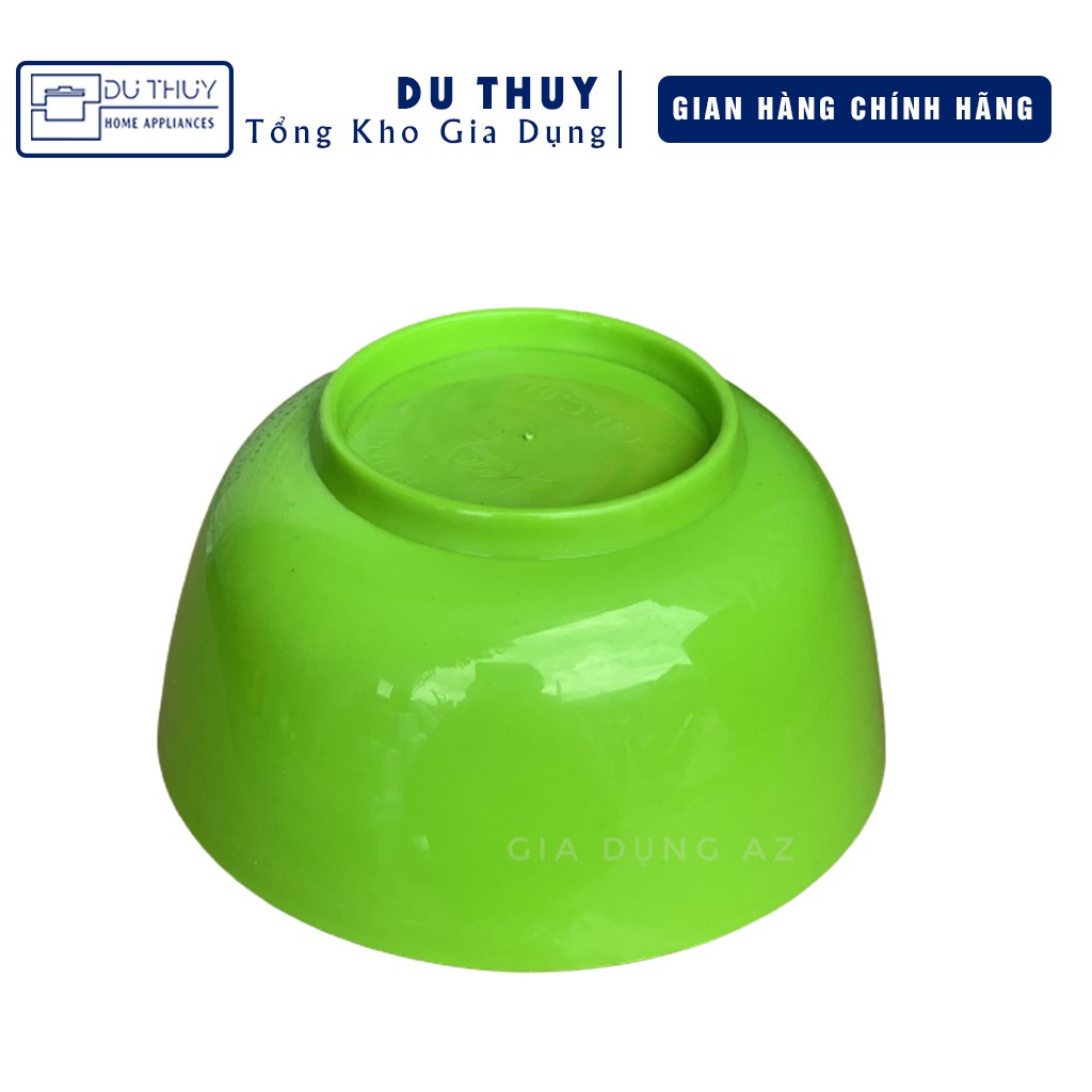 Chén nhựa ăn cơm, màu xanh, kích thước 11,3 x 5,5 cm, nhựa dẻo không vỡ, an toàn sức khỏe của gia dụng Du Thủy