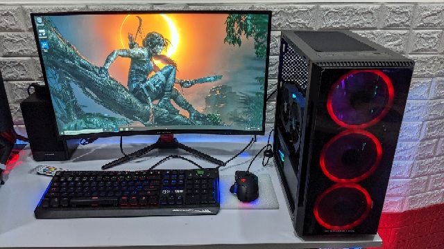 Dàn pc i5 9400f + Màn 27in cong 75hz | BigBuy360 - bigbuy360.vn