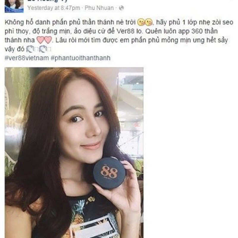 PHẤN TƯƠI VER 88 SPF 50PA/+++ Thế Hệ Mới Cho Lớp Nền Hoàn Hảo 🌸