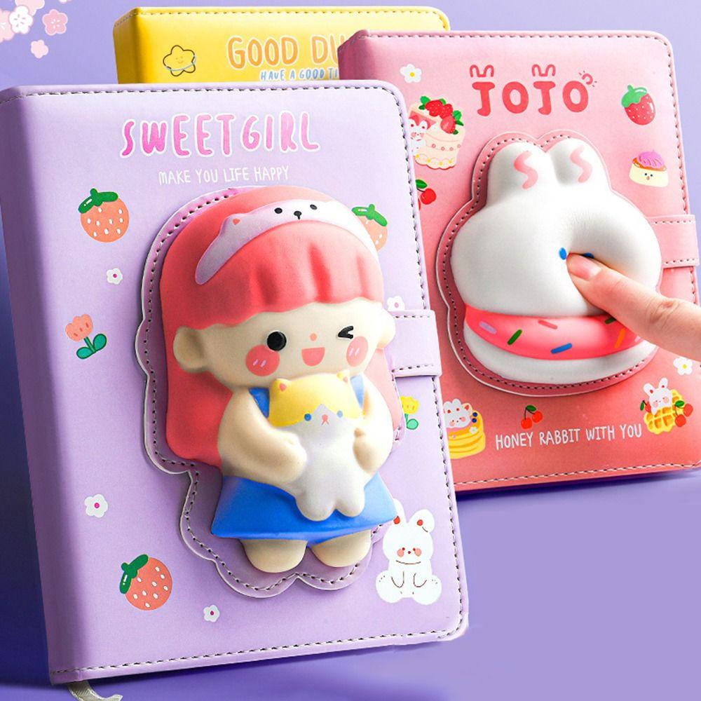 Sổ Tay Ghi Chú Mềm Mại Giảm Căng Thẳng Agenda Girls Dễ Thương