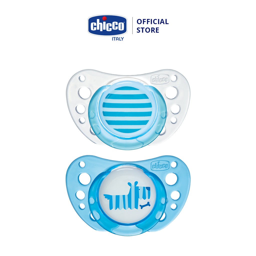 Bộ hai ty ngậm Chicco Physio Air 0 - 6M+