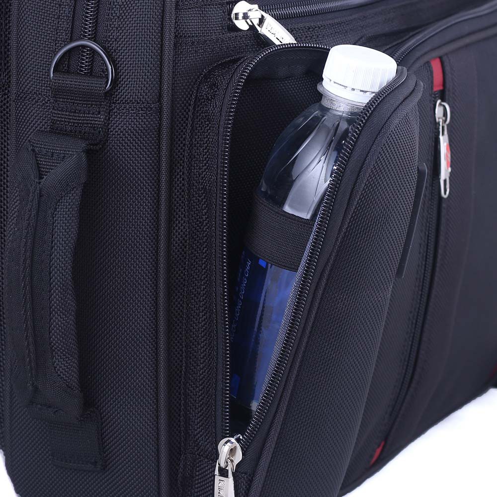 Cặp vi tính, cặp laptop, cặp đa năng, cặp laptop có quai đeo balo, tặng kèm móc khóa thời trang KL35 đen | BigBuy360 - bigbuy360.vn