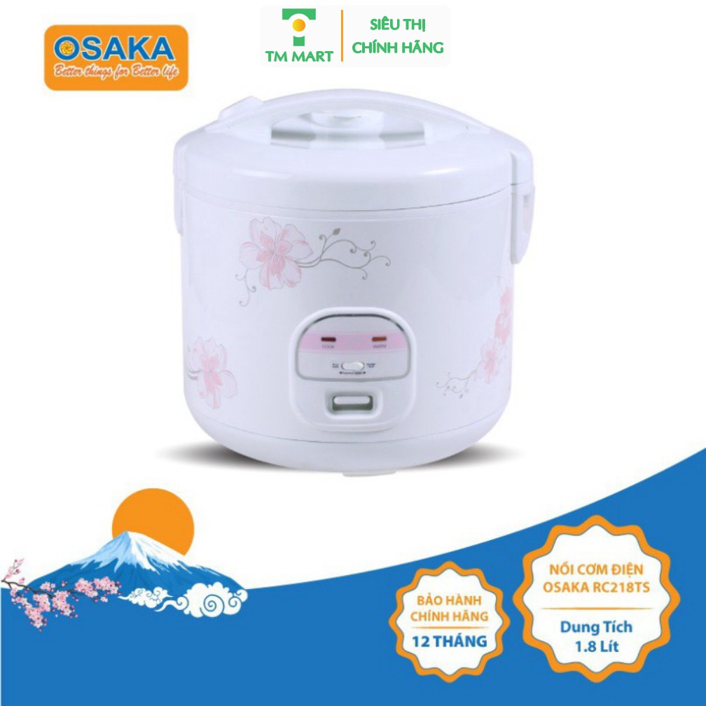 NỒI CƠM ĐIỆN OSAKA RC218TS 1.8 LÍT | BigBuy360 - bigbuy360.vn