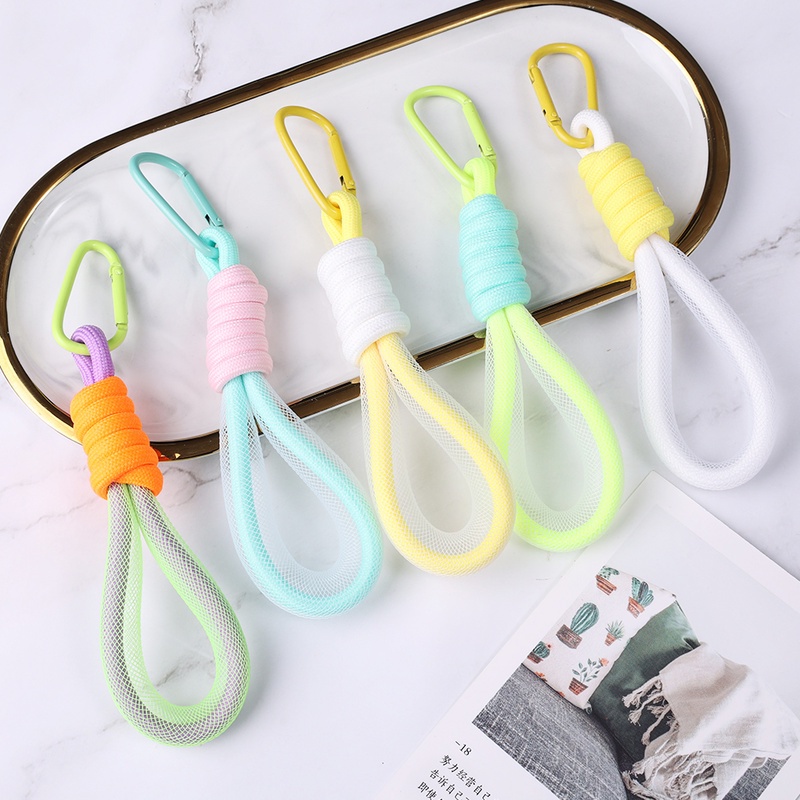 Móc Điện Thoại Hai Lớp Màu Dạ Quang Thời Trang