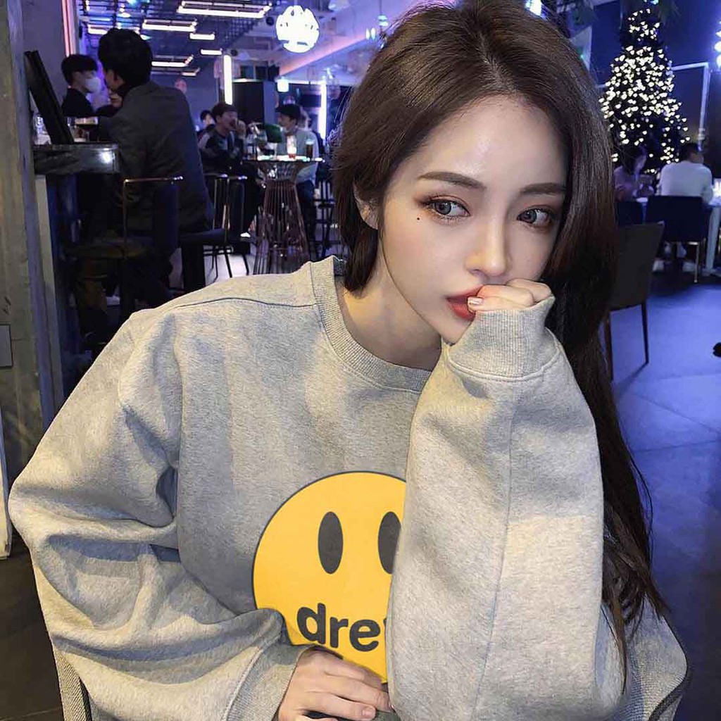 Áo sweater nỉ fury in hình drew form rộng nam nữ dáng unisex | BigBuy360 - bigbuy360.vn