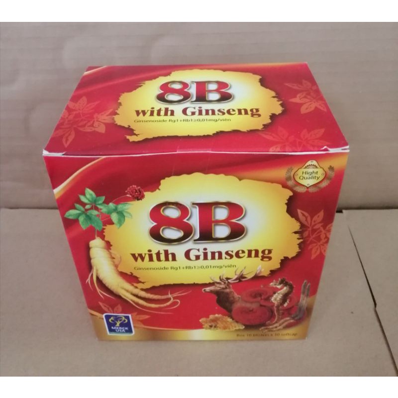 Vitamin 8B whit Ginseng, bồi bổ sức khỏe, tăng cường thể lực.