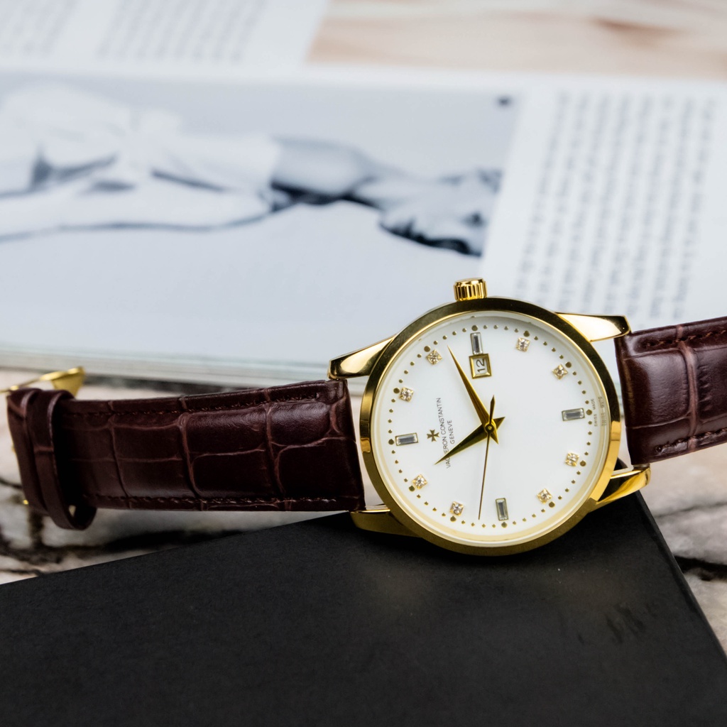 Đồng Hồ Nam dây da VA01 Dây Da Nâu Cao Cấp Mặt Kính Chống Xước, Chống Nước BH Hãng 12 Tháng | BigBuy360 - bigbuy360.vn